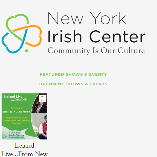 Irish Organization in Long Island City NY - New York Irish Center
